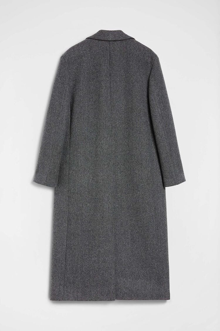 Massgeschneiderter Mantel aus Wollgabardine - Mäntel Massgeschneiderter Mantel aus Wollgabardine - Mäntel - Image 7
