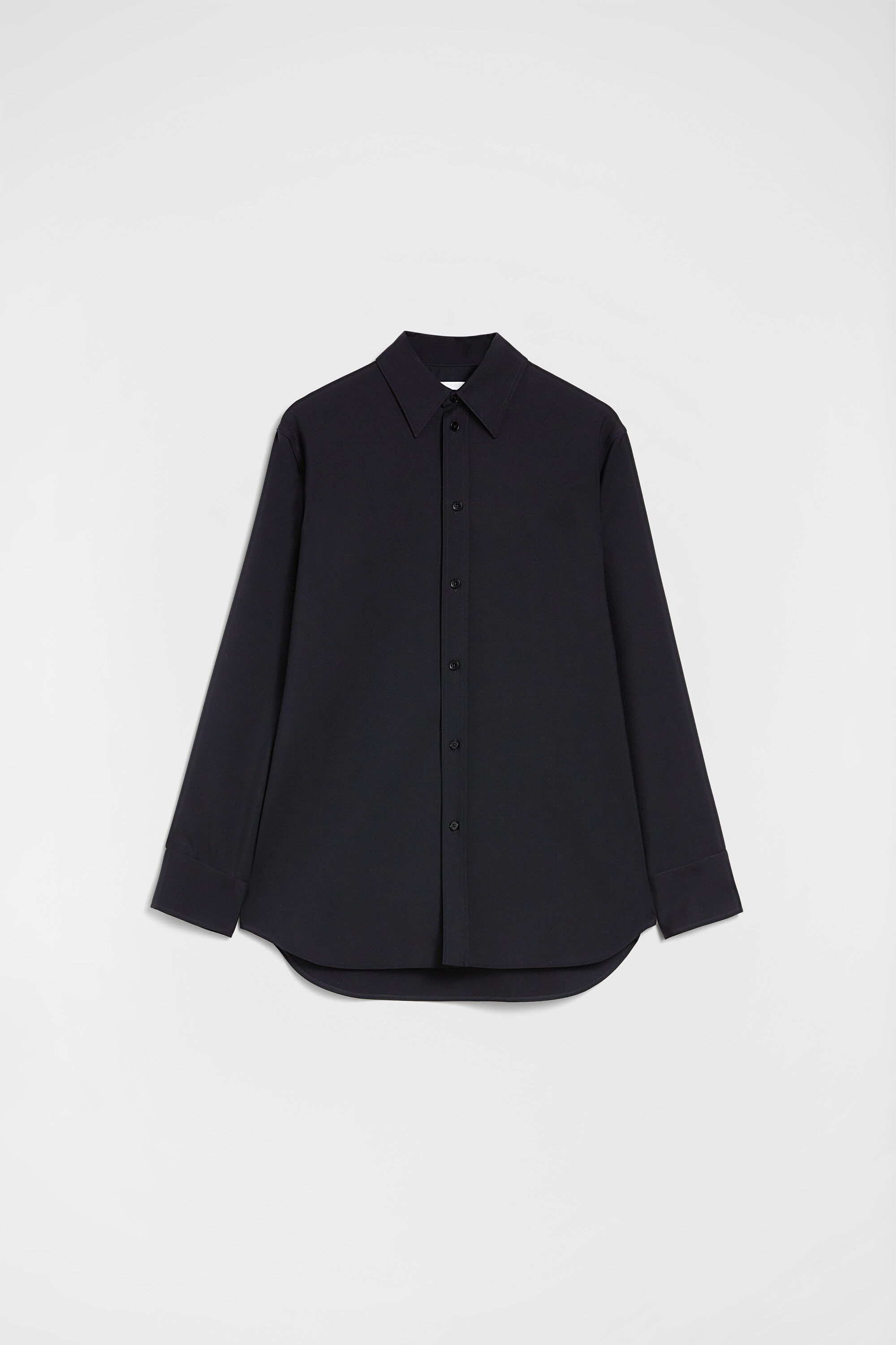 Lightweight Wool Gabardine Shirt