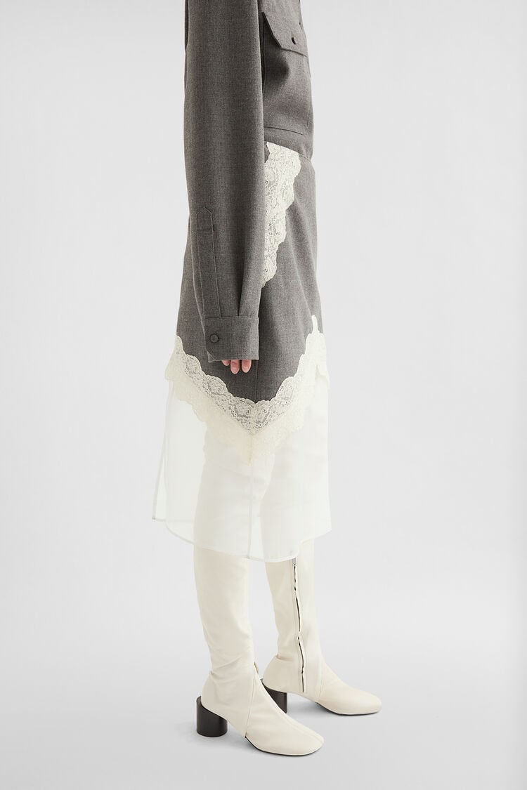 Wool Canvas Skirt - Skirts Wool Canvas Skirt - Skirts - Image 3