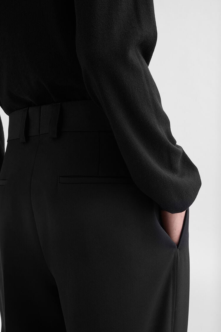 Lightweight Wool Gabardine Trousers - Trousers Lightweight Wool Gabardine Trousers - Trousers - Image 5