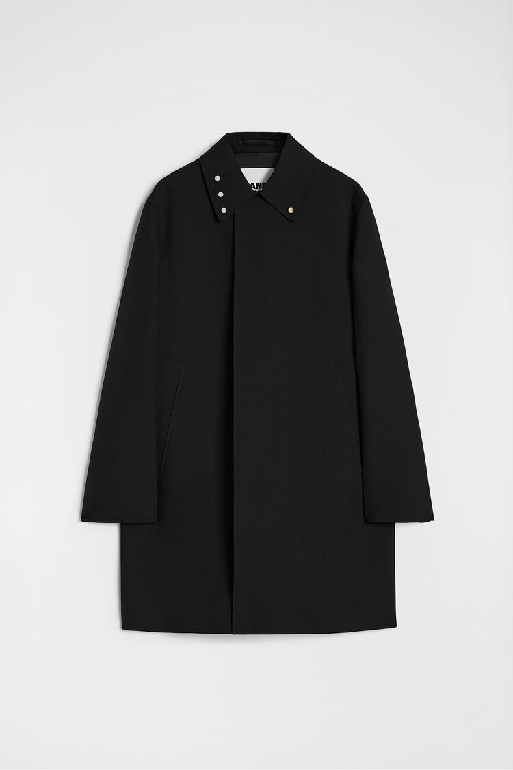 Wool Gabardine Coat - Jackets Wool Gabardine Coat - Jackets - Image 5