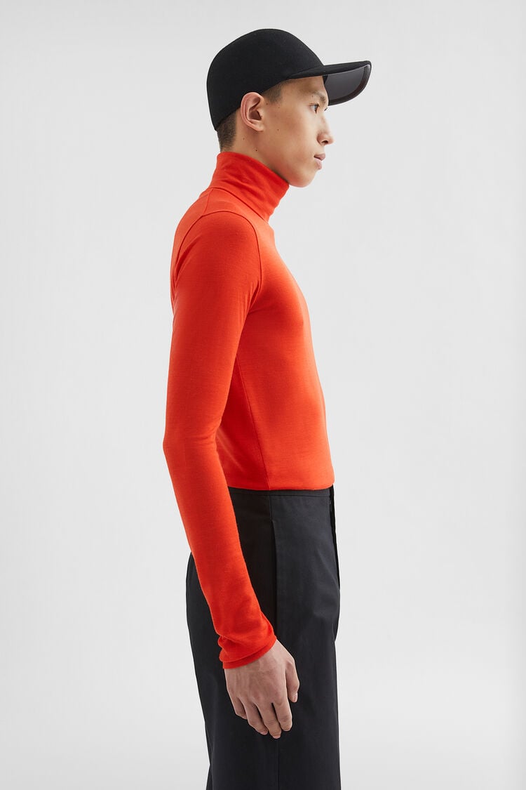 경량 울 블랜드 하이넥 티셔츠 - 티셔츠 경량 울 블랜드 하이넥 티셔츠 - 티셔츠 - Image 2