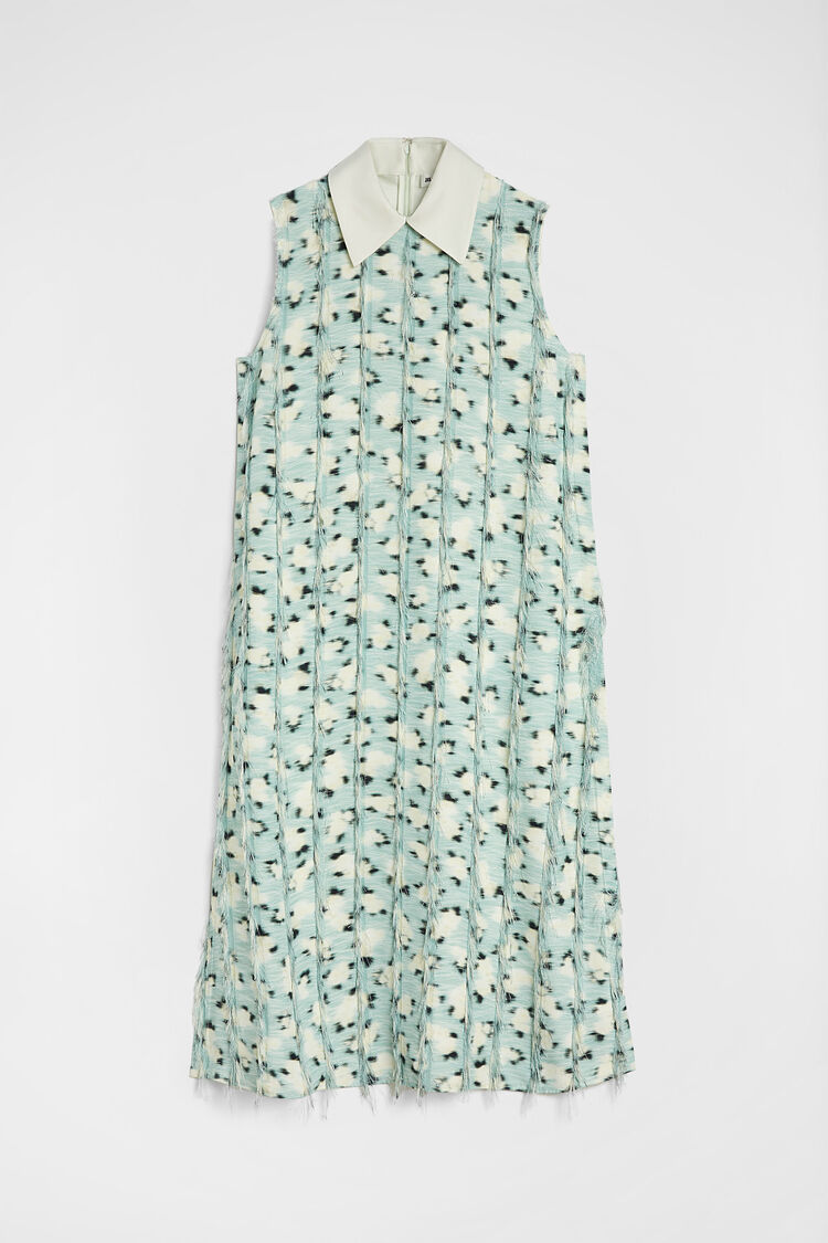 Fringed Fil Coupe Printed Dress - Dresses Fringed Fil Coupe Printed Dress - Dresses - Image 5