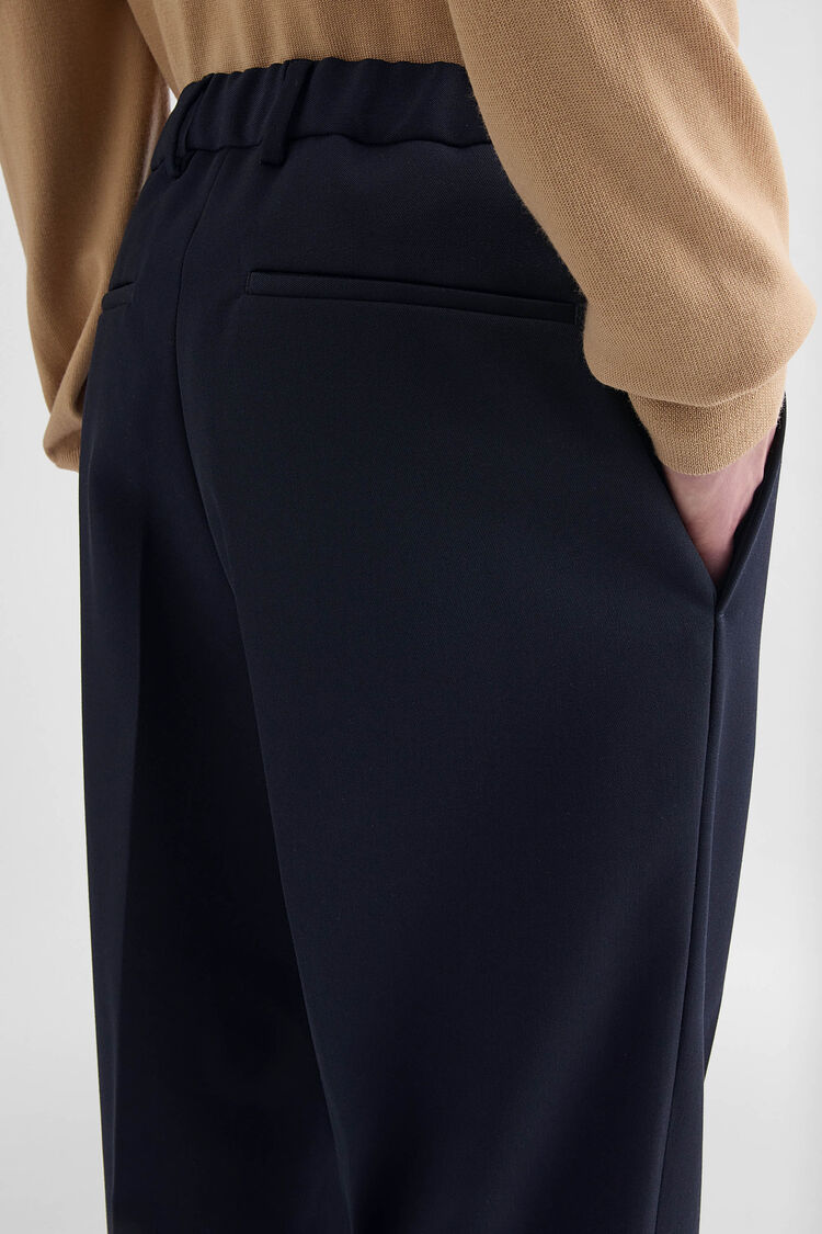 Wool Gabardine Tapered Trousers - Trousers Wool Gabardine Tapered Trousers - Trousers - Image 5