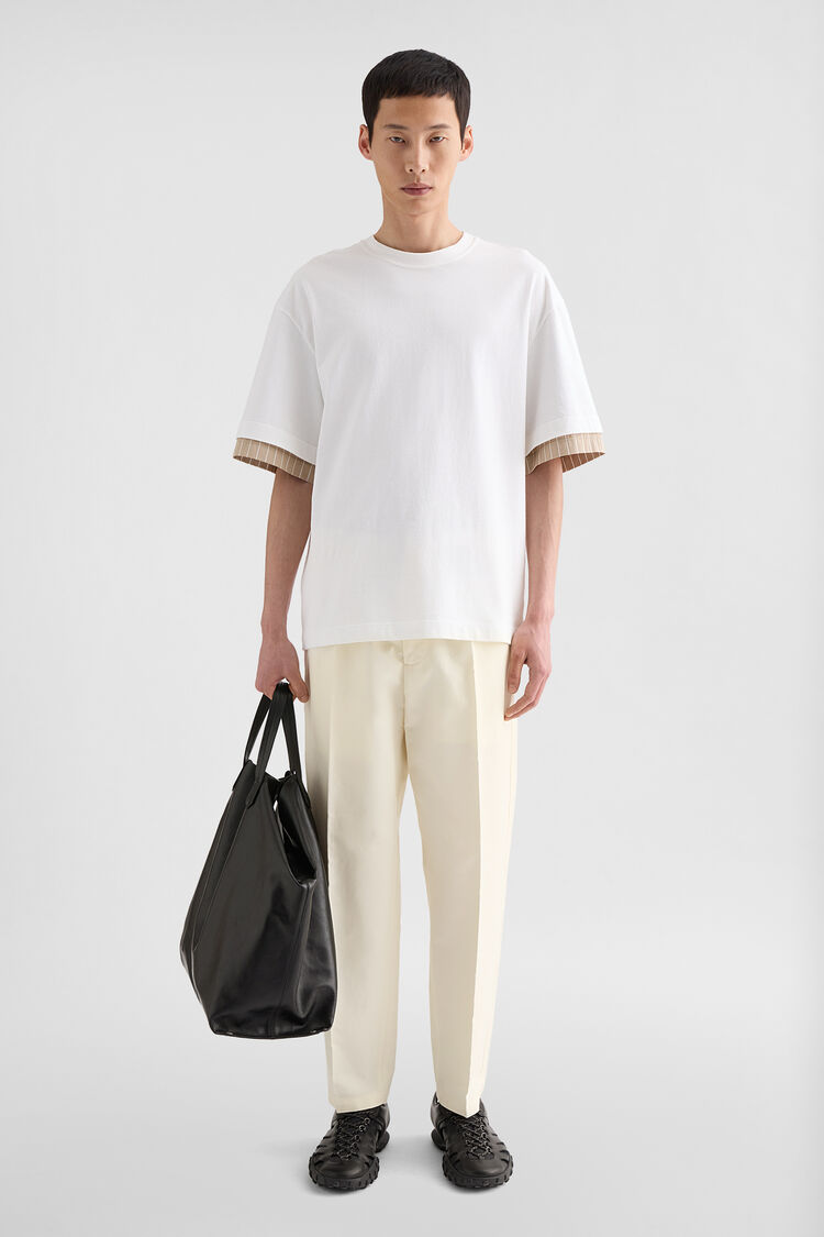 Lightweight Cotton Tapered Trousers - Trousers Lightweight Cotton Tapered Trousers - Trousers - Image 1