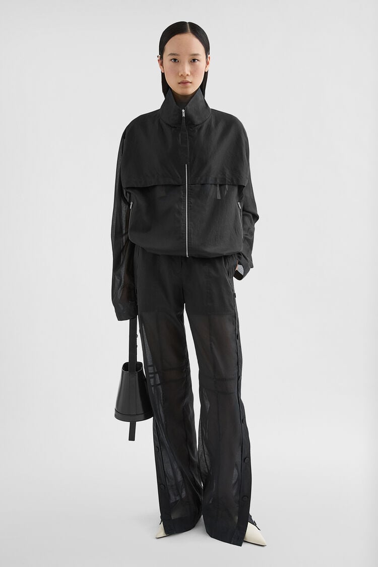 Cotton Muslin Blouson - Jackets Cotton Muslin Blouson - Jackets - Image 1
