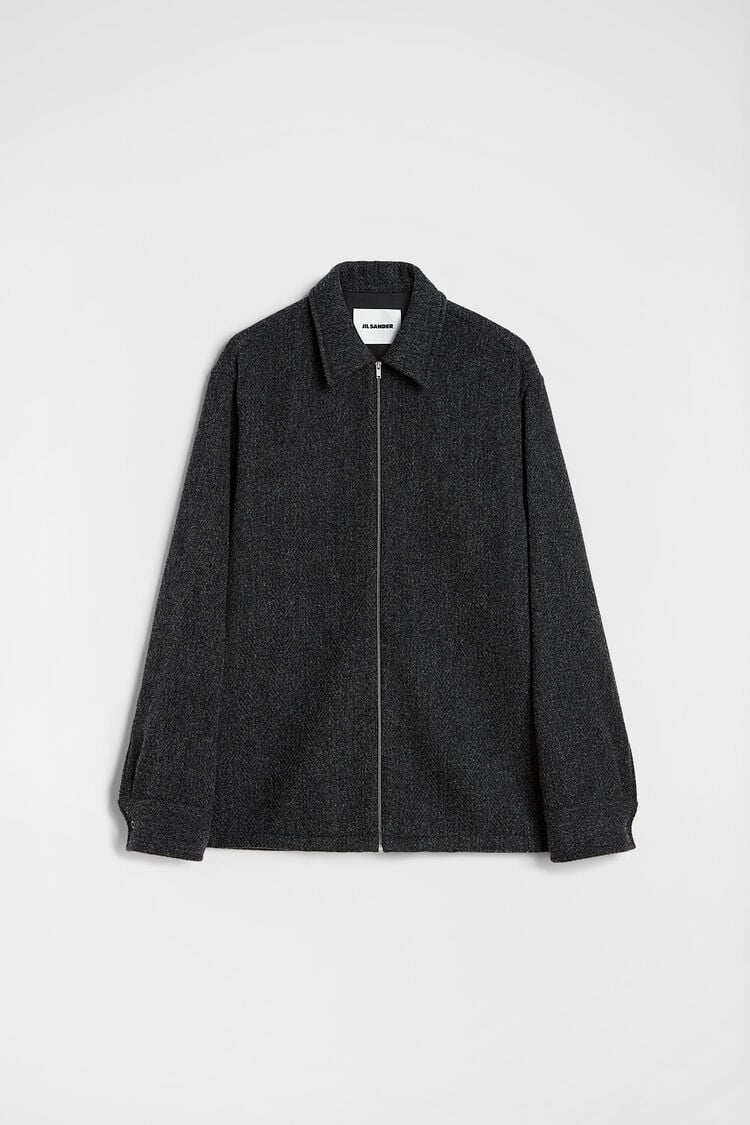 Wool Chevron Overshirt - Jackets Wool Chevron Overshirt - Jackets - Image 5