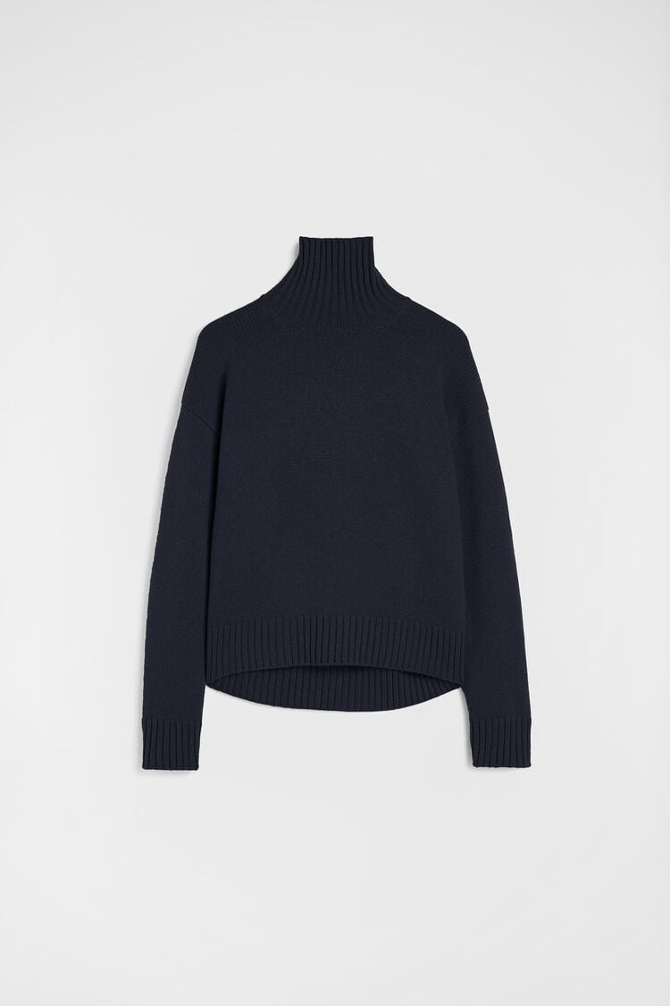 Cashmere Blend High-Neck Sweater - Sweaters Cashmere Blend High-Neck Sweater - Sweaters - Image 5