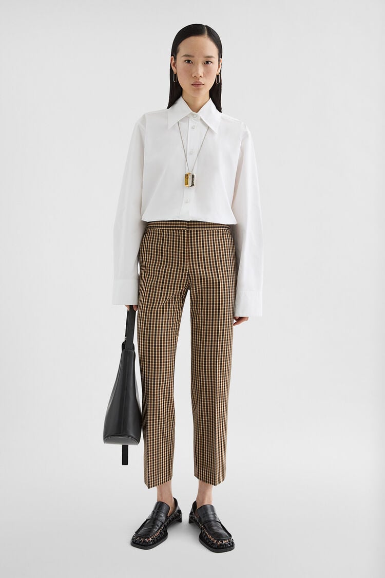 Wool Canvas Tailored Trousers - Trousers Wool Canvas Tailored Trousers - Trousers - Image 1