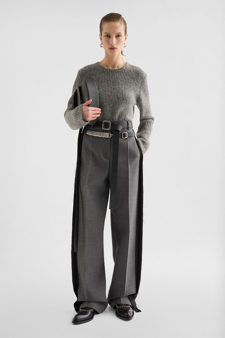 Wool Gabardine Tailored Trousers - Trousers Wool Gabardine Tailored Trousers - Trousers - Image 1