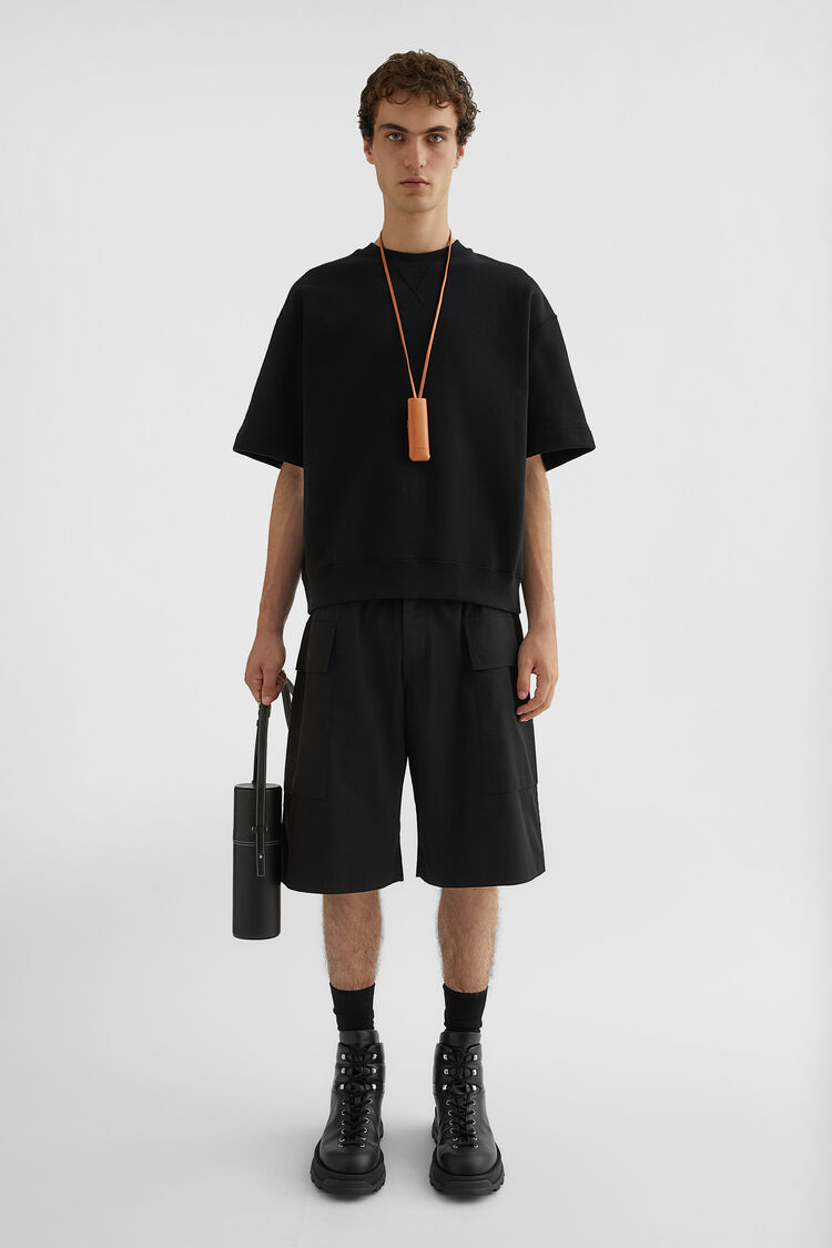 Cotton Terry Crew-Neck T-Shirt - T-shirts Cotton Terry Crew-Neck T-Shirt - T-shirts - Image 1