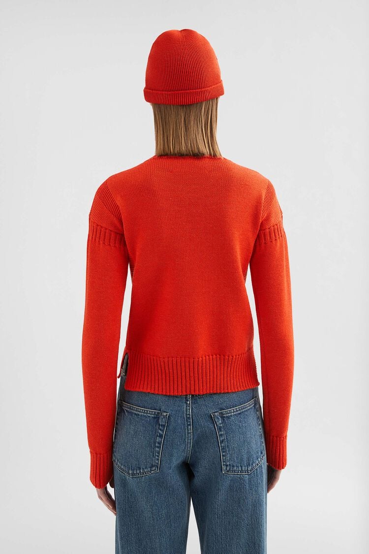 Wool Mock-Neck Sweater - Sweaters Wool Mock-Neck Sweater - Sweaters - Image 4