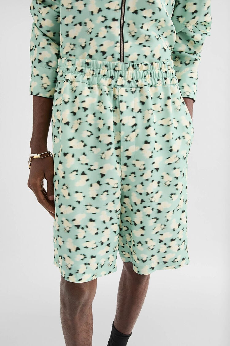 Short imprimé en viscose fluide - Pantalons Short imprimé en viscose fluide - Pantalons - Image 5