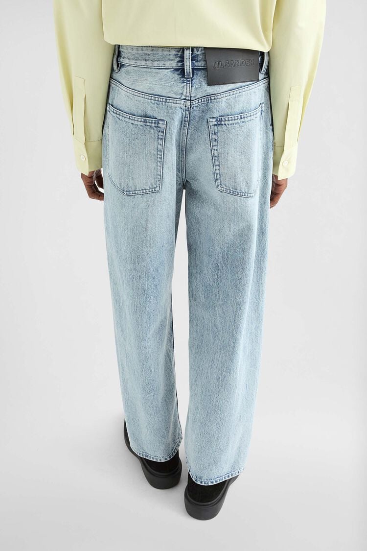 Loose Denim Trousers - Trousers Loose Denim Trousers - Trousers - Image 4