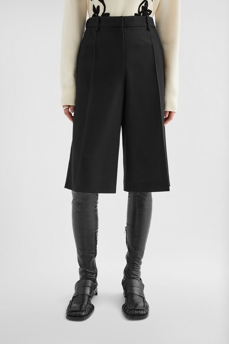 Wool Canvas Bermuda Shorts - Trousers Wool Canvas Bermuda Shorts - Trousers - Image 2