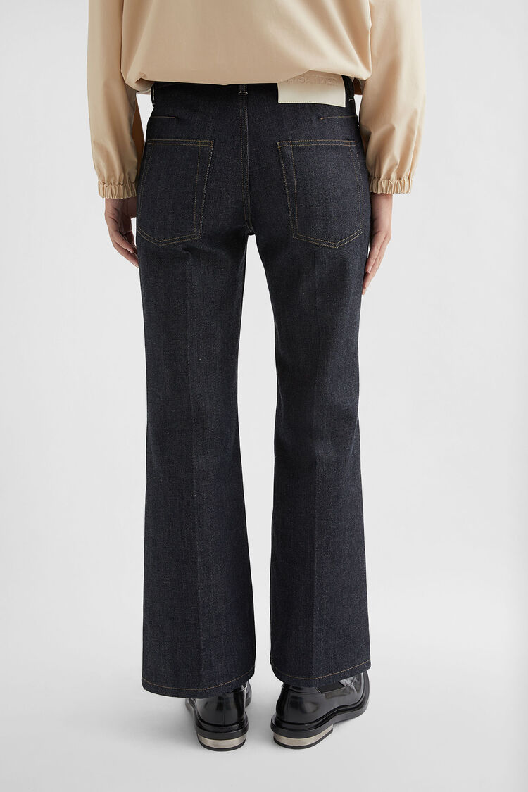 Flared Denim Trousers - Trousers Flared Denim Trousers - Trousers - Image 5