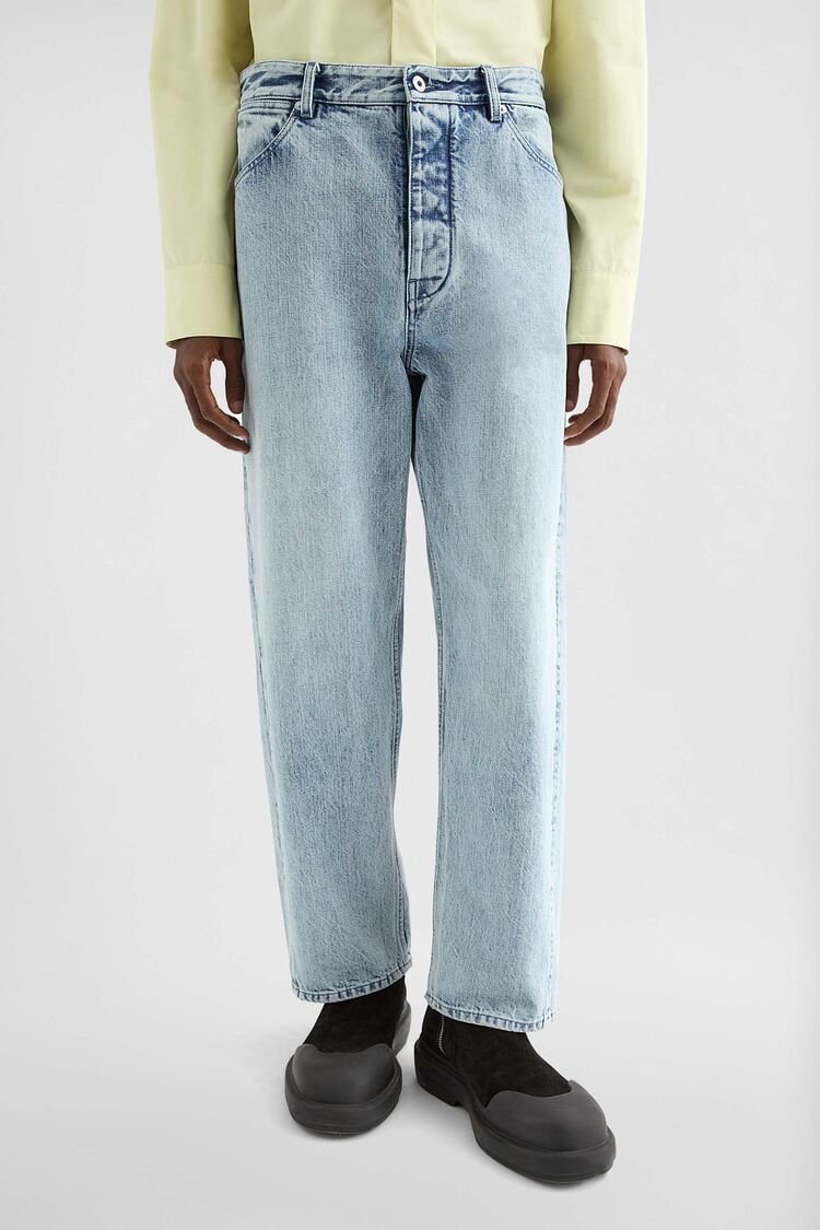 Loose Denim Trousers - Trousers Loose Denim Trousers - Trousers - Image 2