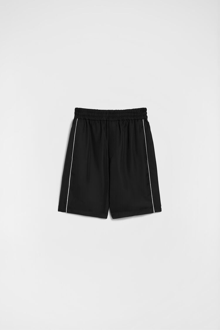 Fluid Viscose Shorts - Trousers Fluid Viscose Shorts - Trousers - Image 6