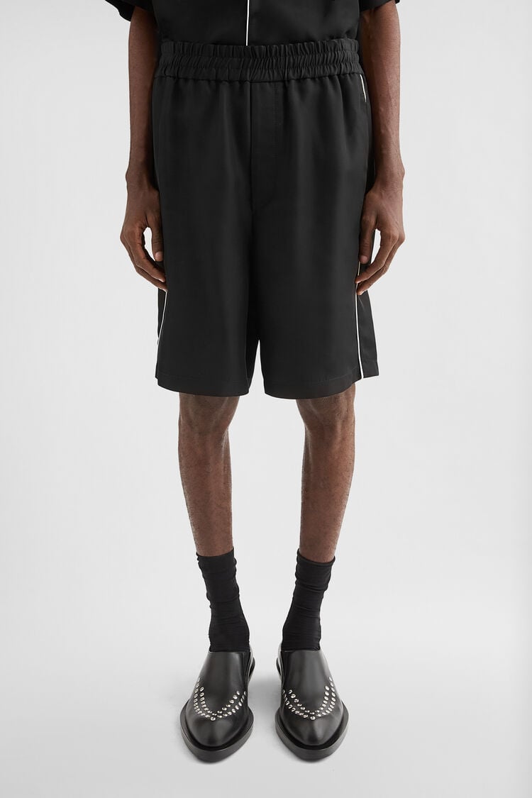 Fluid Viscose Shorts - Trousers Fluid Viscose Shorts - Trousers - Image 2