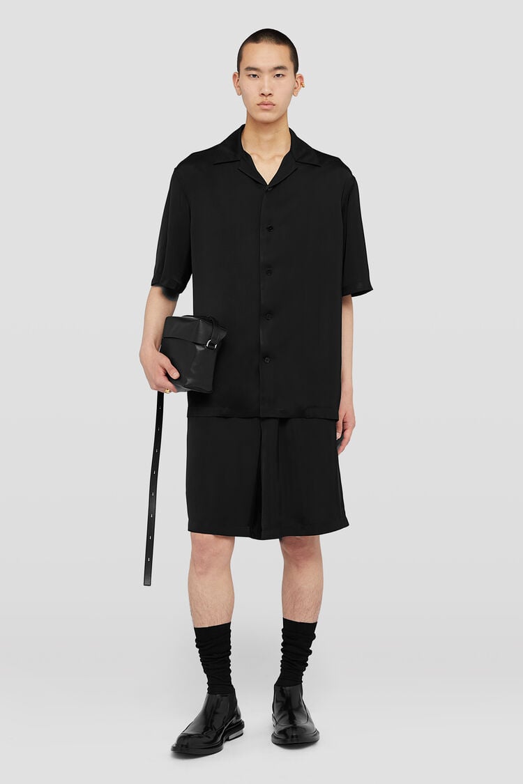 Fluid Viscose Shorts - Trousers Fluid Viscose Shorts - Trousers - Image 1