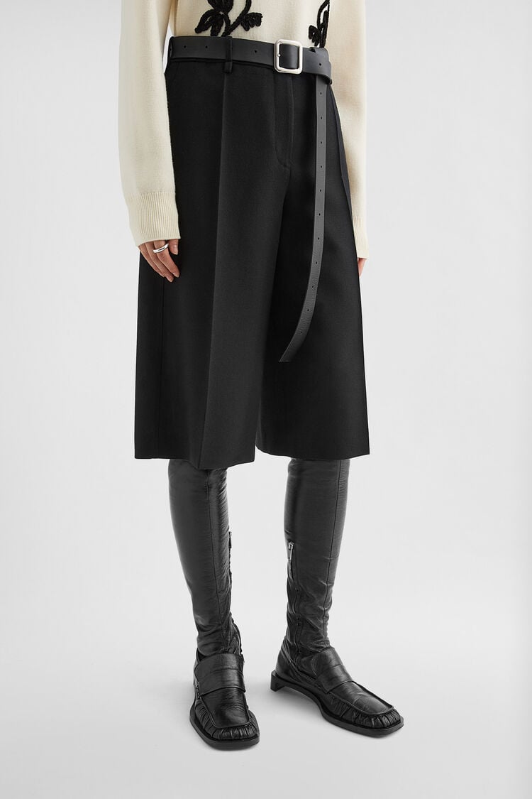 Wool Canvas Bermuda Shorts - Trousers Wool Canvas Bermuda Shorts - Trousers - Image 3