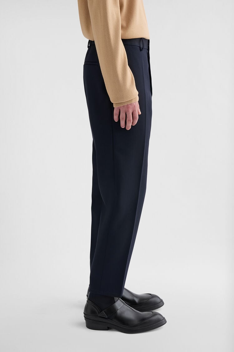 Wool Gabardine Tapered Trousers - Trousers Wool Gabardine Tapered Trousers - Trousers - Image 3