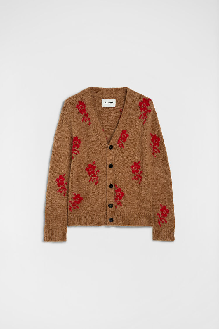 Wool Blend V-Neck Cardigan - Cardigans Wool Blend V-Neck Cardigan - Cardigans - Image 5