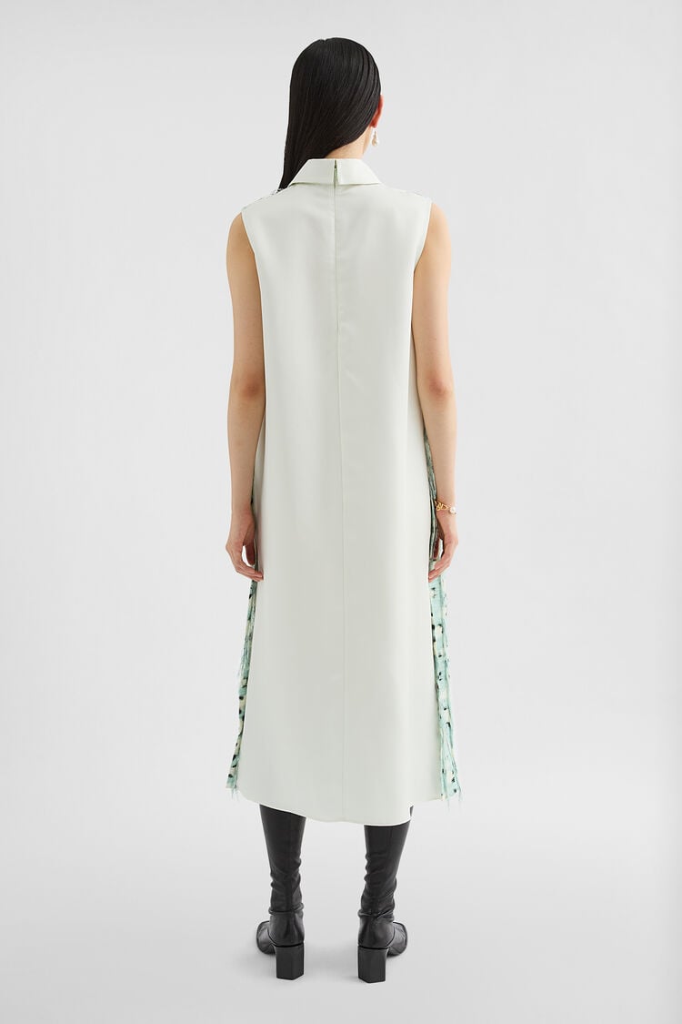 Fringed Fil Coupe Printed Dress - Dresses Fringed Fil Coupe Printed Dress - Dresses - Image 4