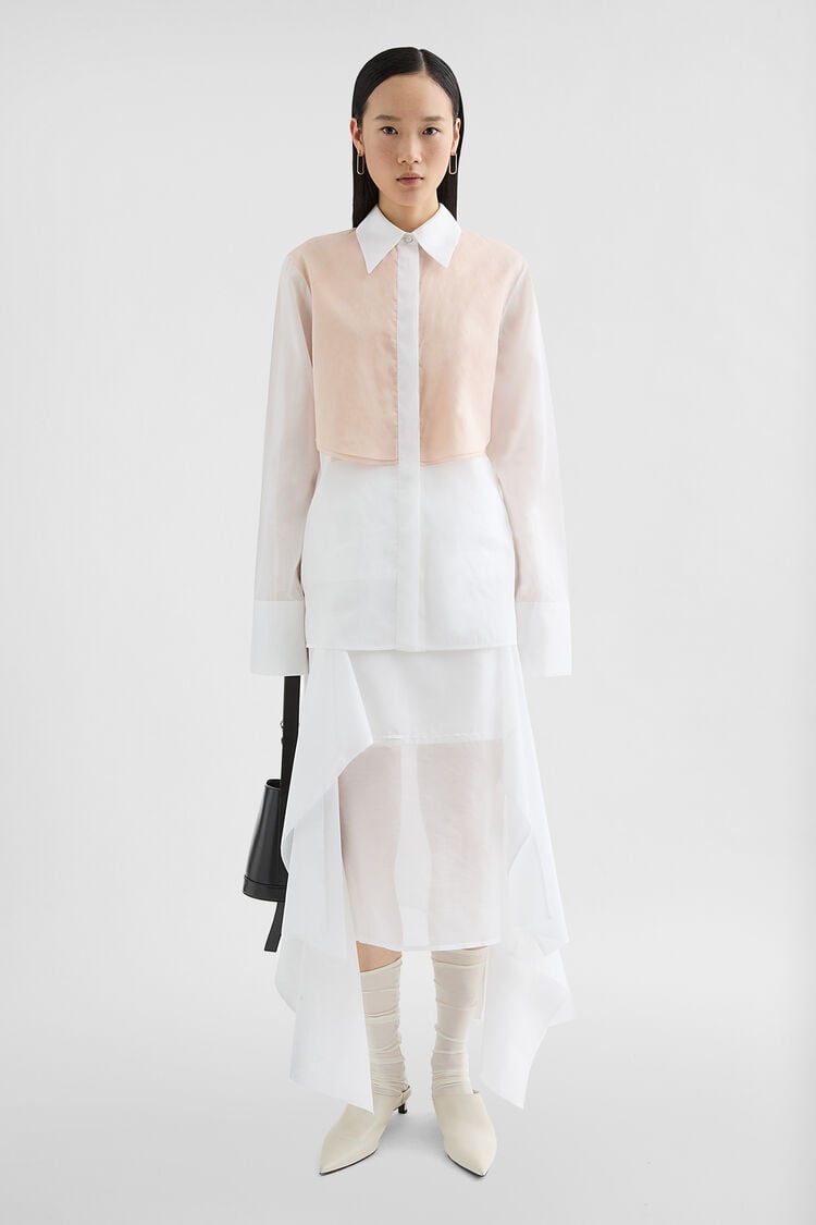 Cotton Muslin Panelled Skirt - Skirts Cotton Muslin Panelled Skirt - Skirts - Image 1