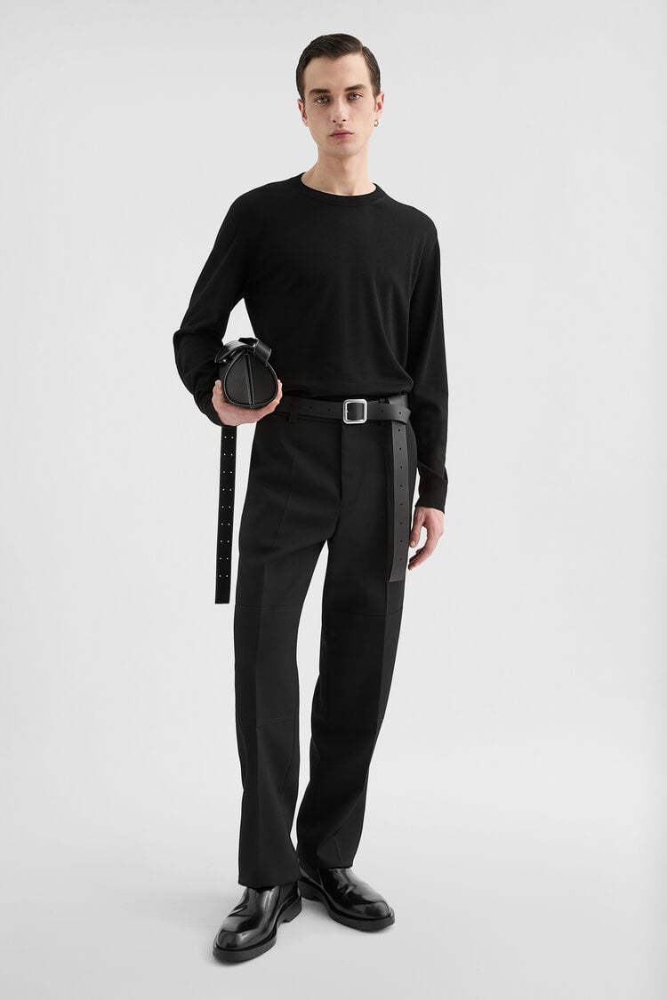 Wool Gabardine Trousers - Trousers Wool Gabardine Trousers - Trousers - Image 1