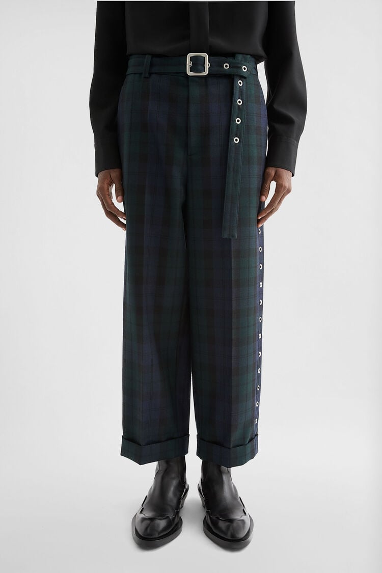 Wool Belted Trousers - Trousers Wool Belted Trousers - Trousers - Image 2