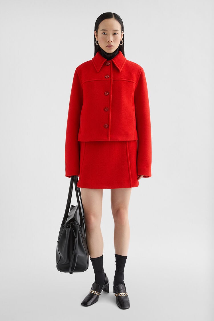 Wool Chevron Jacket - Jackets Wool Chevron Jacket - Jackets - Image 1