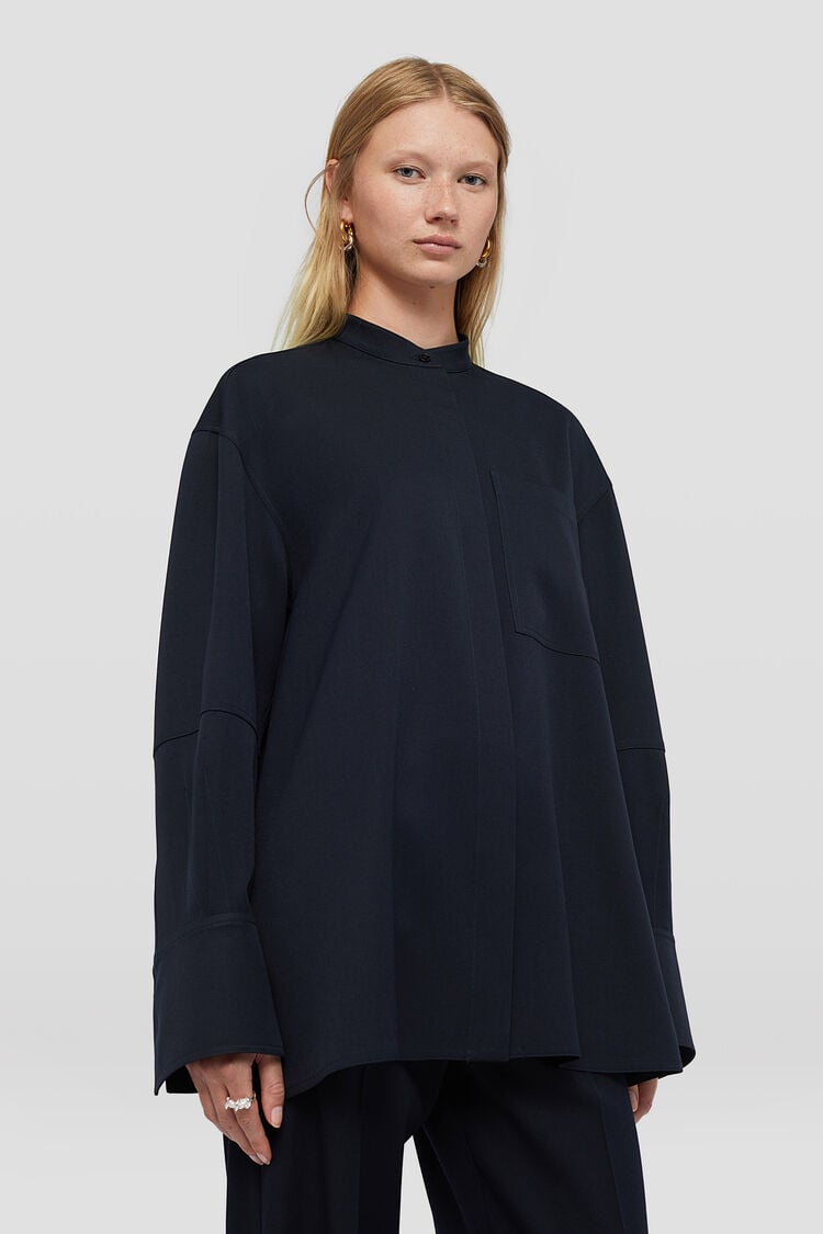 Chemise en gabardine de laine légère - Chemises Chemise en gabardine de laine légère - Chemises - Image 4
