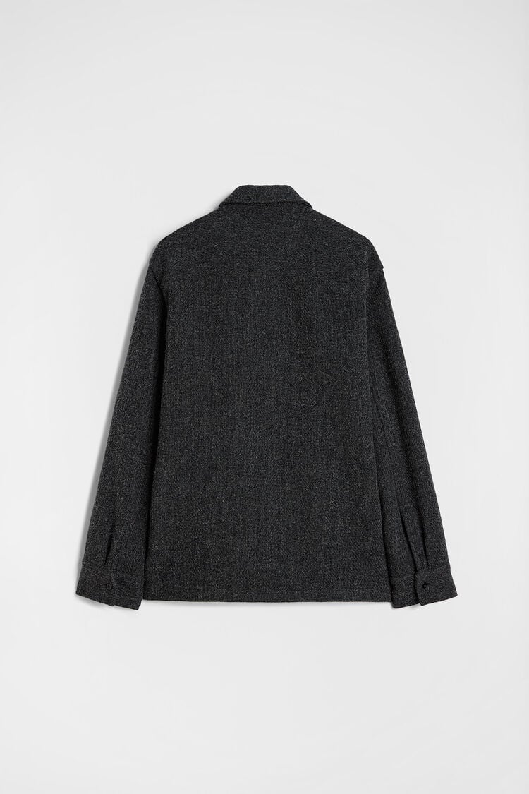Wool Chevron Overshirt - Jackets Wool Chevron Overshirt - Jackets - Image 7
