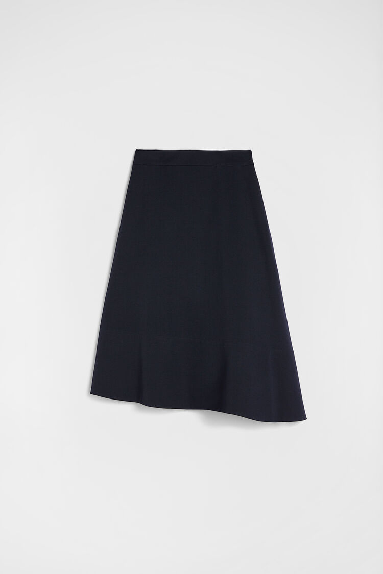 Jupe asymétrique en gabardine de laine légère - Jupes Jupe asymétrique en gabardine de laine légère - Jupes - Image 6