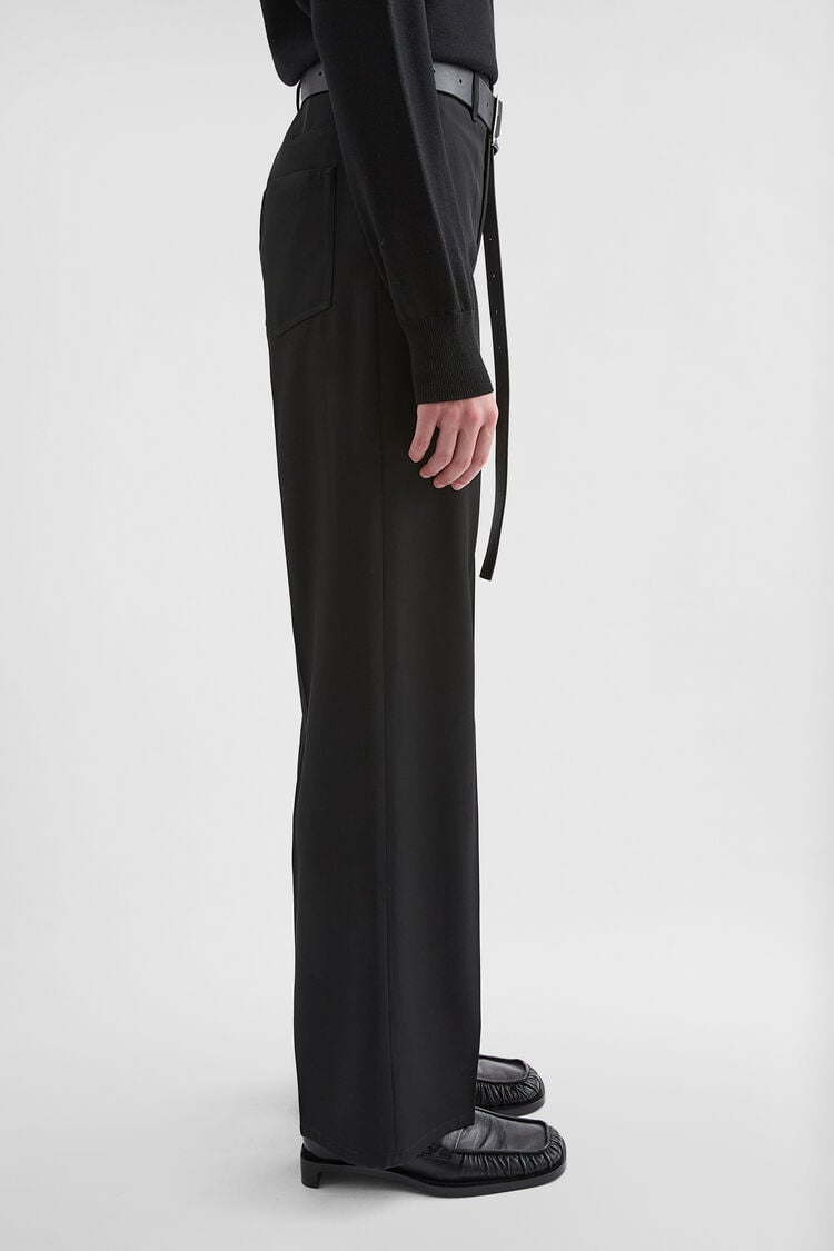 Lightweight Wool Gabardine Trousers - Trousers Lightweight Wool Gabardine Trousers - Trousers - Image 3