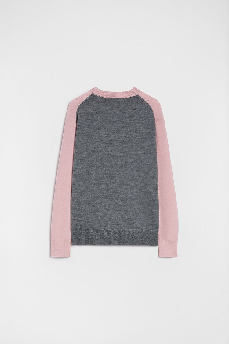 Wool Crew-Neck Sweater - Sweaters Wool Crew-Neck Sweater - Sweaters - Image 8