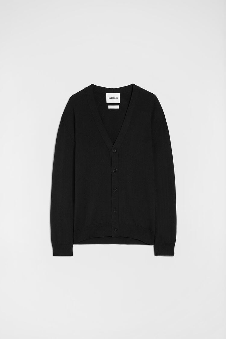 Wool V-Neck Cardigan - Cardigans Wool V-Neck Cardigan - Cardigans - Image 5