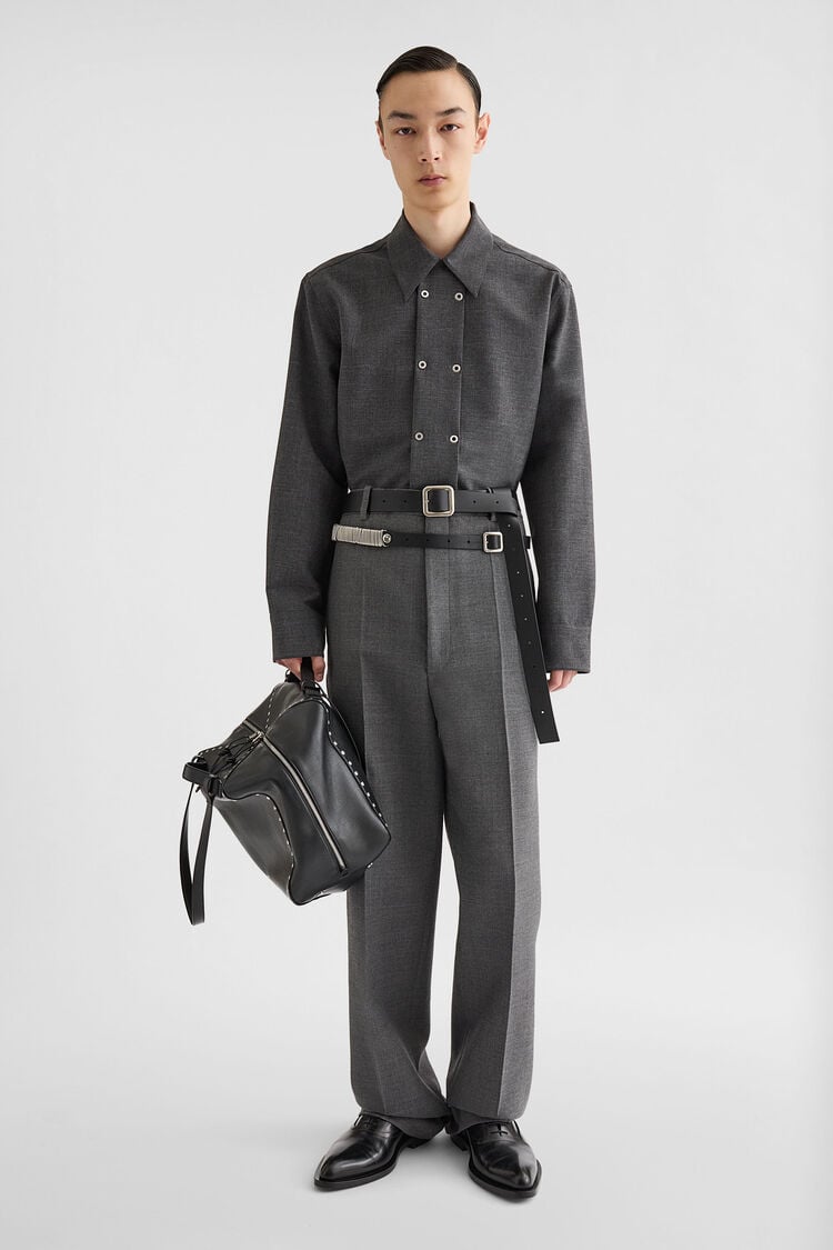 Wool Gabardine Trousers - Trousers Wool Gabardine Trousers - Trousers - Image 1
