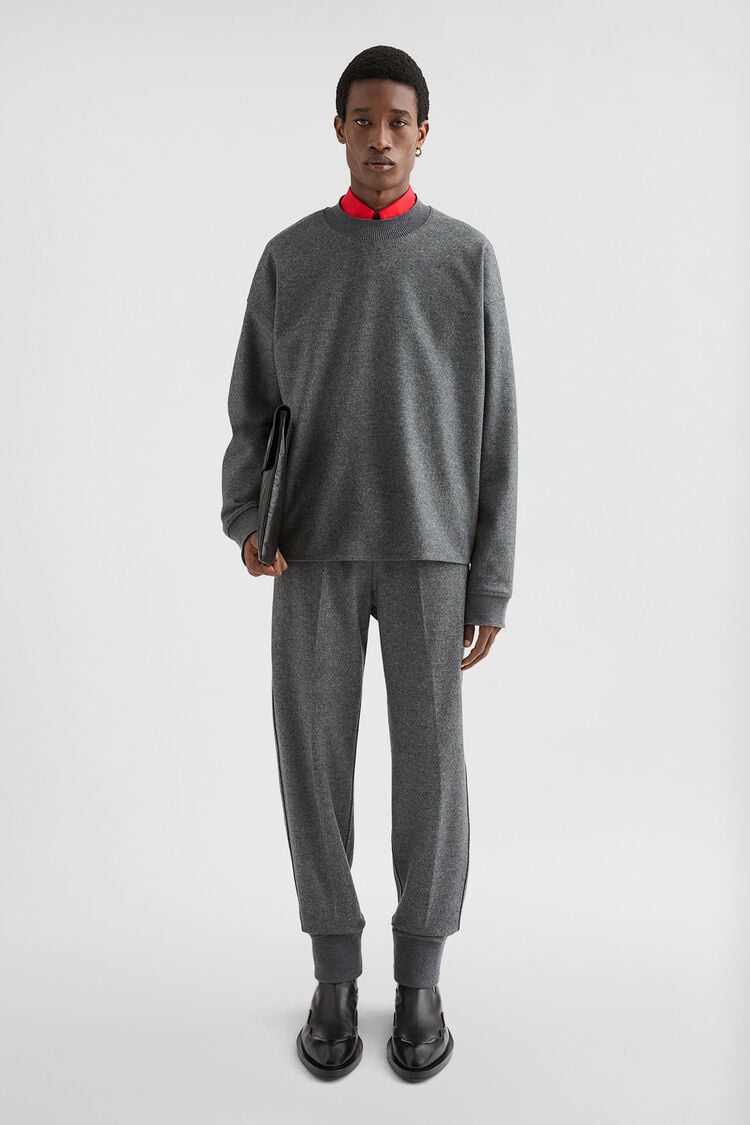 Jogginghose aus Meltonwolle - Hosen Jogginghose aus Meltonwolle - Hosen - Image 1