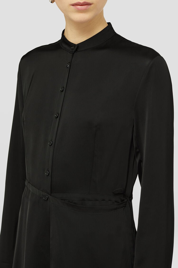 Fluid Viscose Shirt Dress - Dresses Fluid Viscose Shirt Dress - Dresses - Image 2
