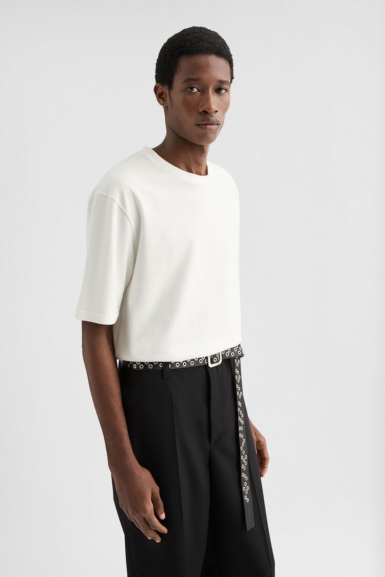 Cotton Crew-Neck T-Shirt - T-shirts Cotton Crew-Neck T-Shirt - T-shirts - Image 2