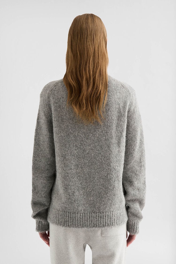 Midweight Wool Crew-Neck Sweater - Sweaters Midweight Wool Crew-Neck Sweater - Sweaters - Image 4