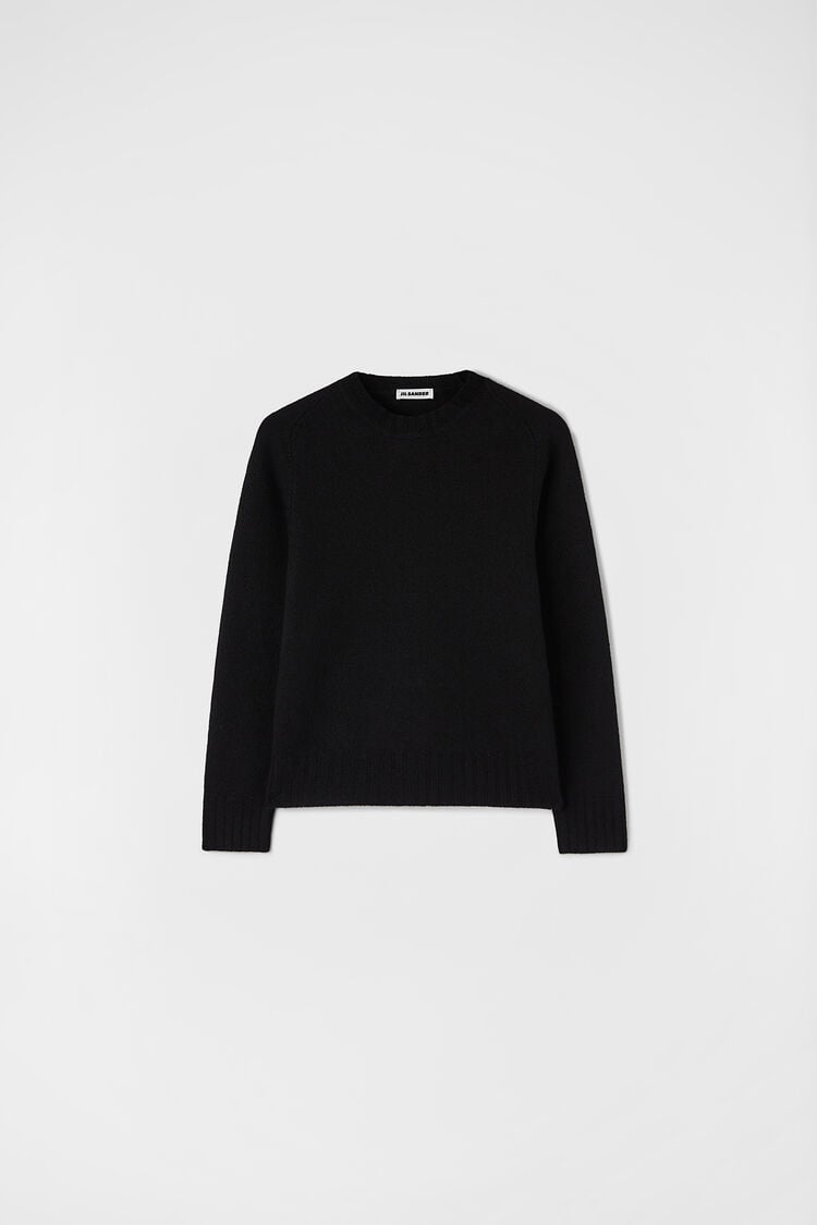 Wool Crew-Neck Sweater - Sweaters Wool Crew-Neck Sweater - Sweaters - Image 1
