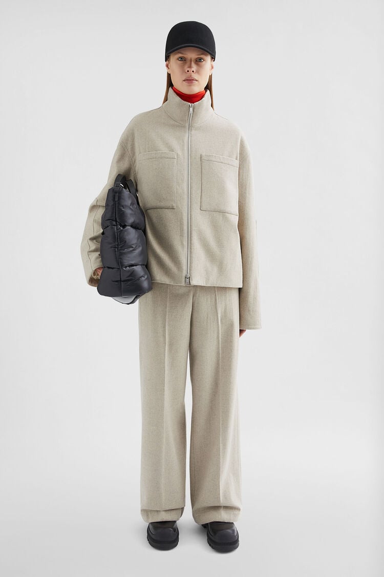 Wool Flannel Trousers - Trousers Wool Flannel Trousers - Trousers - Image 1
