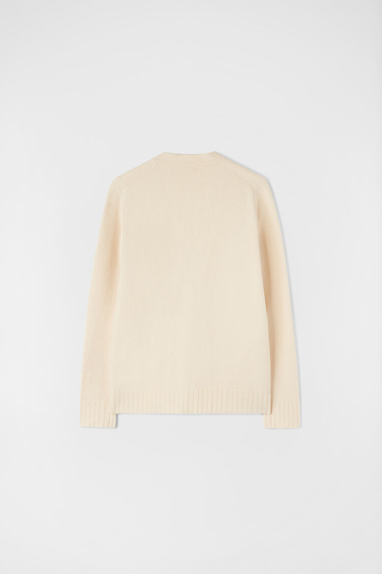 Wool V-Neck Cardigan - Sweaters Wool V-Neck Cardigan - Sweaters - Image 3