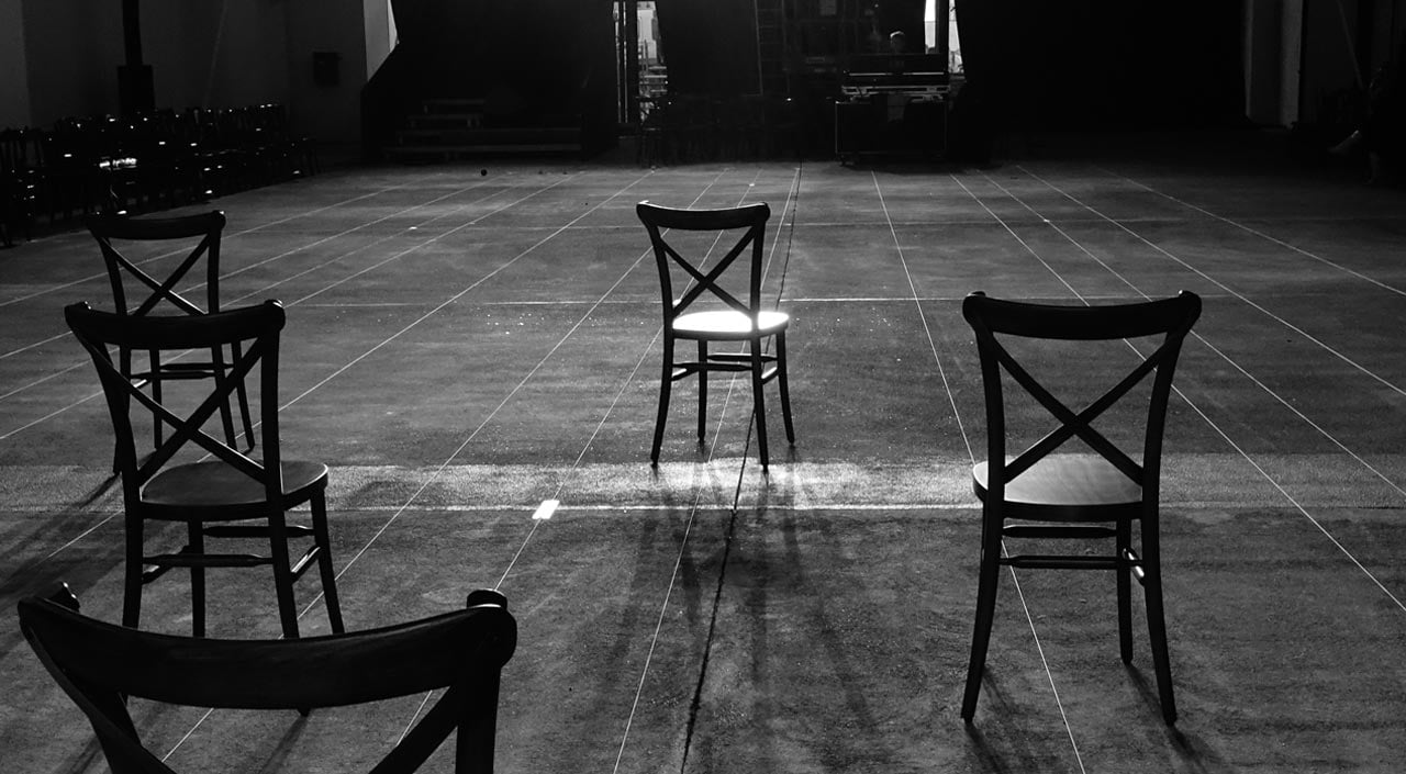 BEHIND THE SCENES AT THE WOMEN'S FALL/WINTER 2020 SHOW PREPARATION DOCUMENTED BY LARRY FINK
