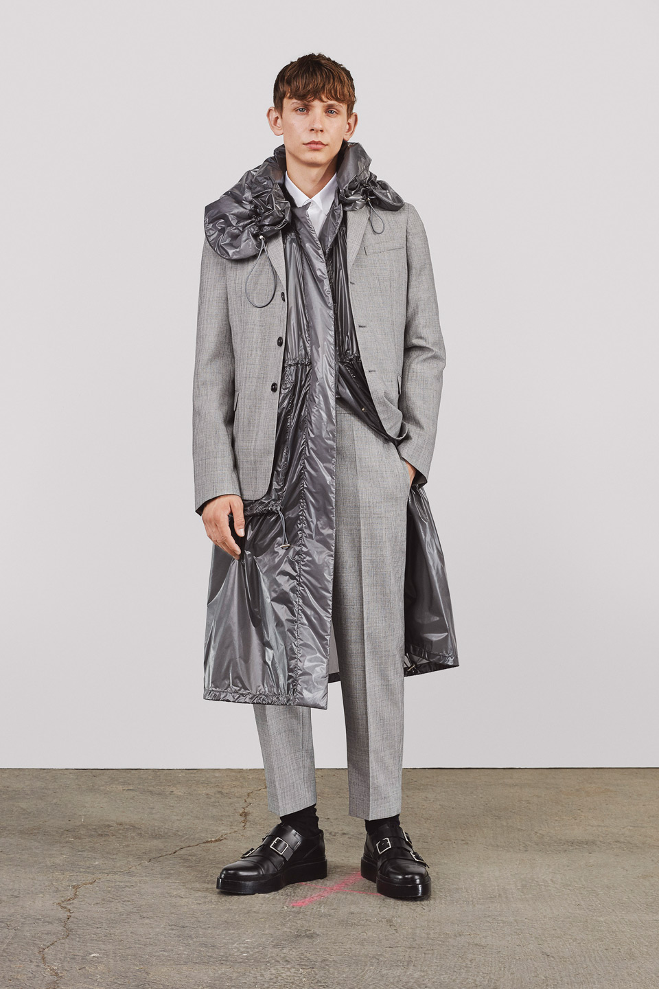 キル　オールドジャラ JIL SANDER 2018ss coat-フランスアンティークアプリカシオン薔薇