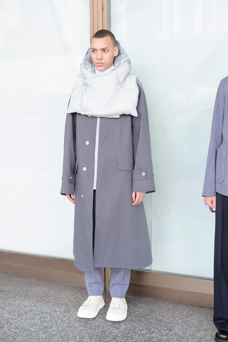 JIL SANDER - ジルサンダー　jilsander カシミアシルク　上質　空色アンサンブル　セット ジルサンダー jilsander カシミアシルク 上質 空色アンサンブル