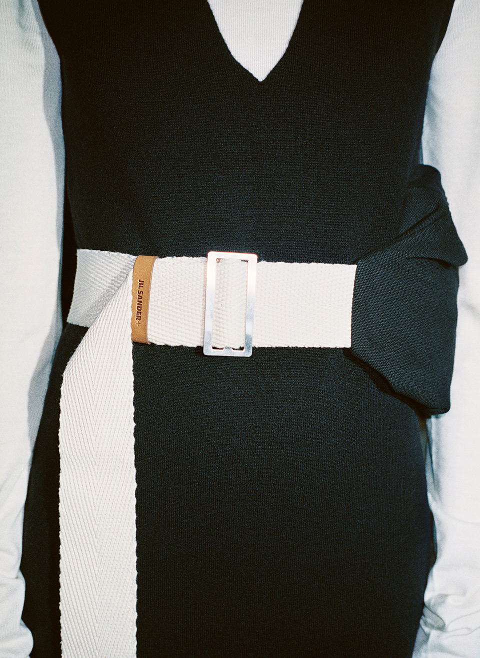 2020 JIL SANDERジルサンダー ベルト ハイウエスト パンツ 32 